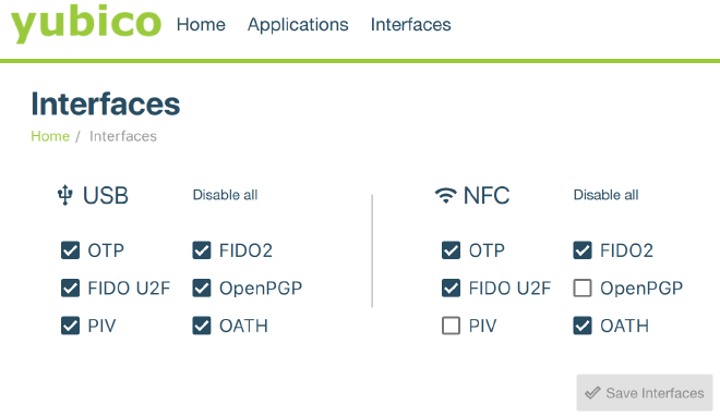 Yubikey Configuration Tool